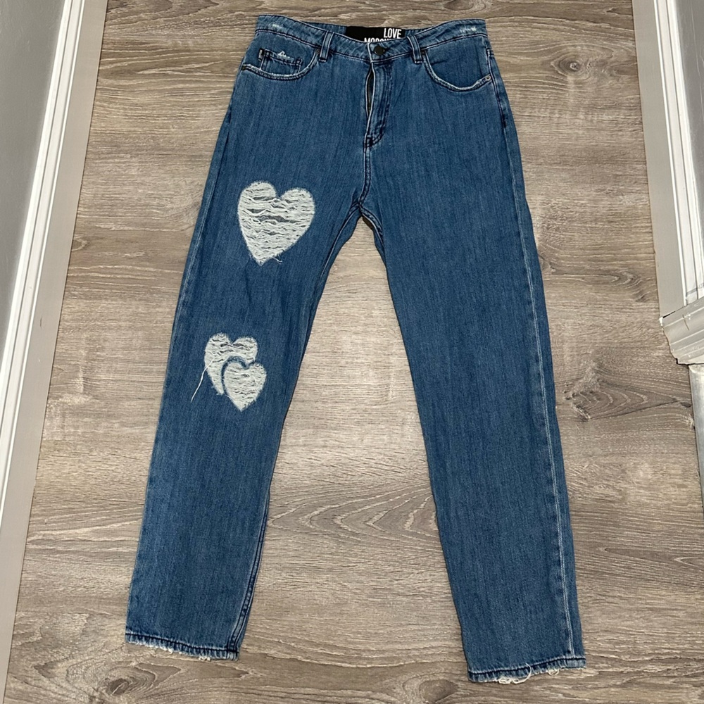 Love Moschino heart jeans
